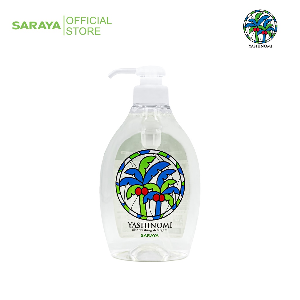Combo nước rửa rau củ quả/chén bát Yashinomi chai 500ml và túi 480ml
