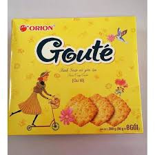 Bánh Goute mè giòn Orion (8 gói x 36g)