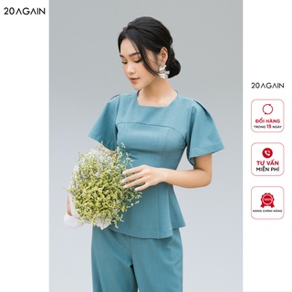 Áo sơ mi vai bồng xếp ly 20AGain ASA1458