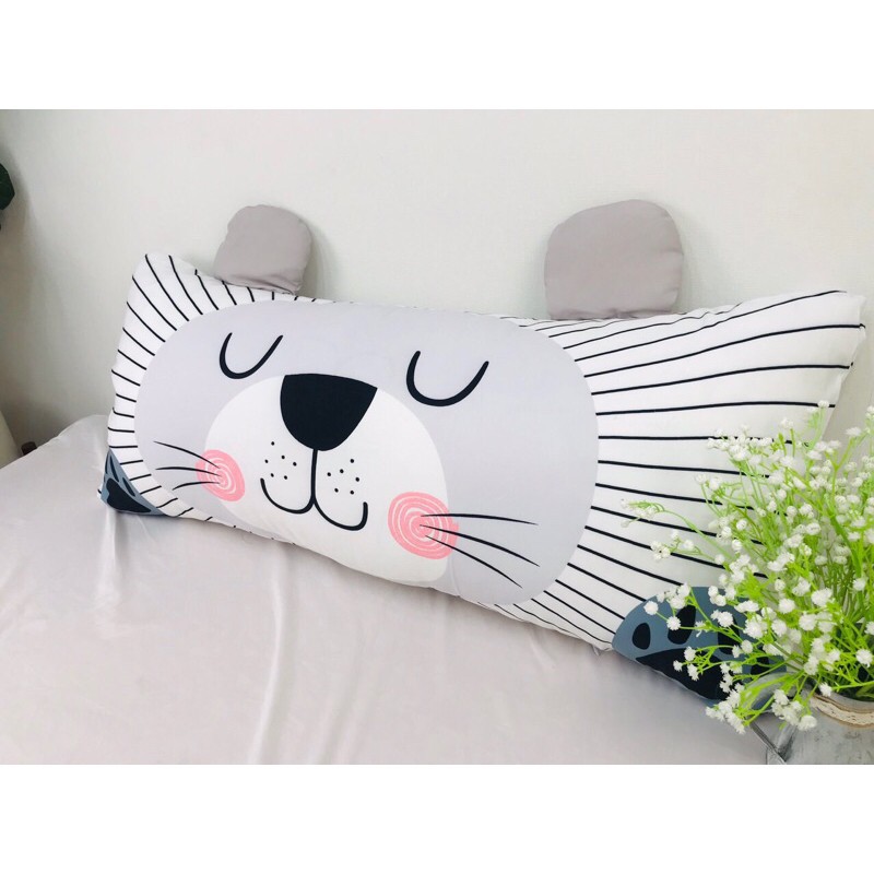 Tựa Giường Hoạ Tiết In Hình Con Vật Kích Thước 50x110cm