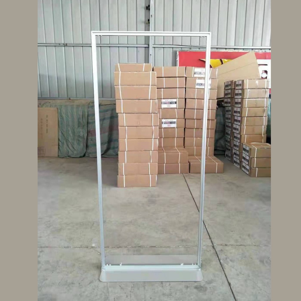 STANDEE CHÂN SẮT KHUNG NHÔM - 2 MẶT NHÔM CAO CẤP KHÔNG RỈ SÉT