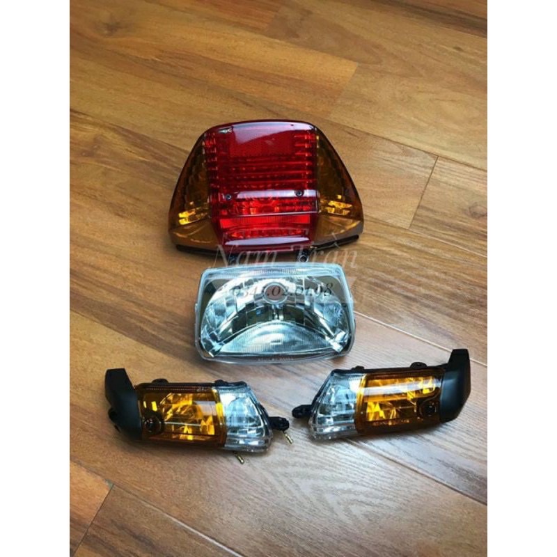 Bộ pha đèn xe Dream 50cc-100cc đầu bằng