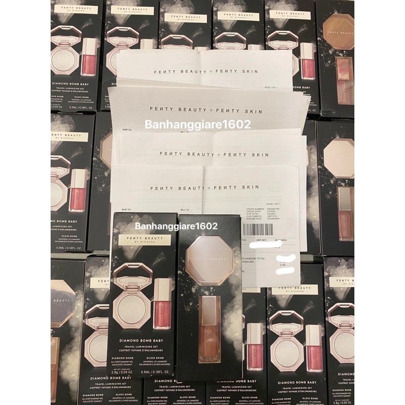 [FENTY] Set son phấn Fenty Diamond Bomb Baby Mini