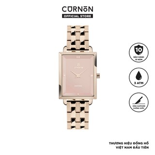 Đồng Hồ Nữ Curnon Santorini Dorothy Dây Kim Loại Chính Hãng Kèm Mặt Chữ Nhật Cá Tính