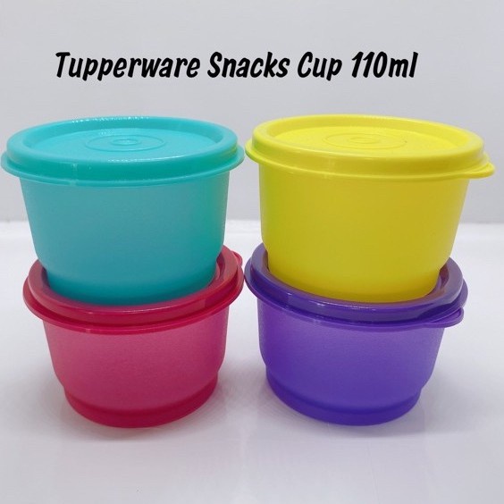 Hộp bảo quản thực phẩm Snack Cup 140ml Tupperware kín nước nhựa nguyên sinh an toàn