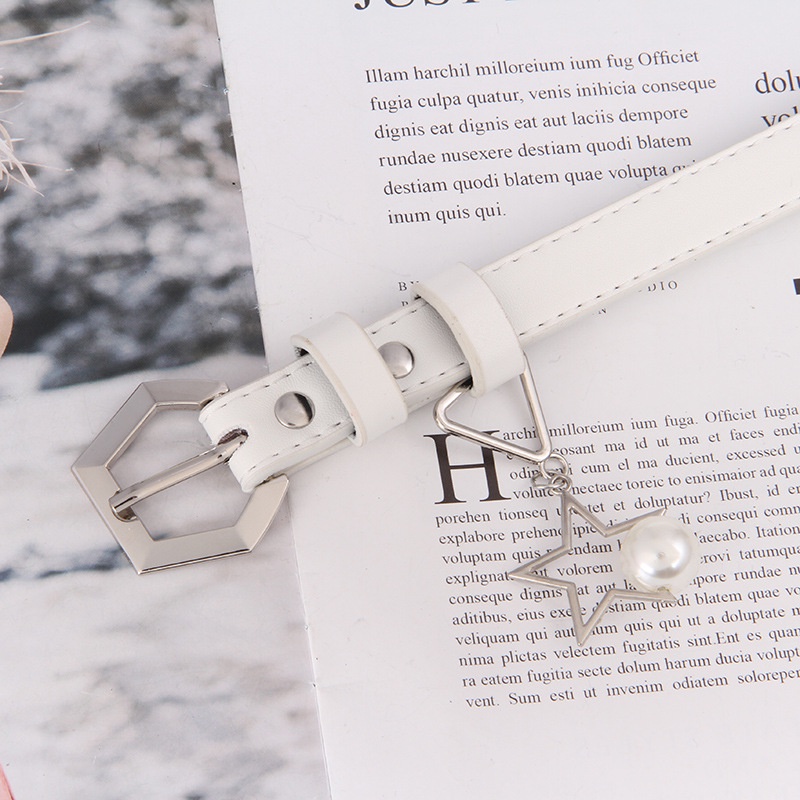 Thắt Lưng Khóa Hình Mặt Cười Đơn Giản Thời Trang Hàn Quốc Dành Cho Nữ