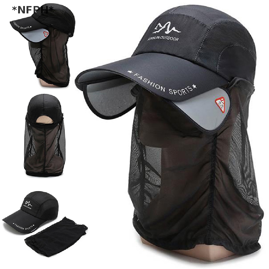 1 Mũ Lưỡi Trai Thể Thao Chống Nắng Chống Muỗi Dùng Khi Câu Cá / Chơi Golf