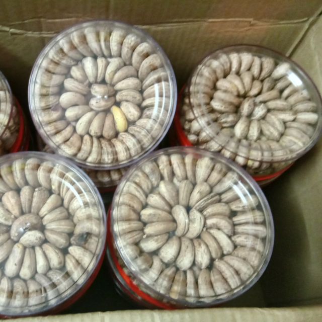 1kg hạt điều bể rang muối vỏ lụa