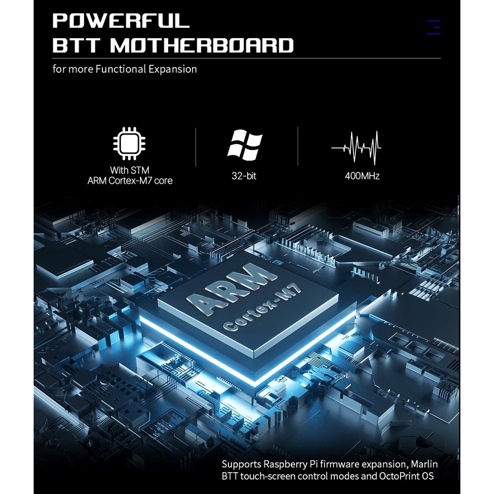 Máy in 3D BIQU BX cụm đùn trực tiếp H2 tích hợp Octoprint khổ in 25*25*25cm