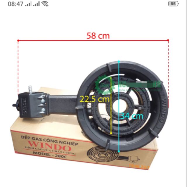 Bếp Gas Công nghiệp Windo 280C