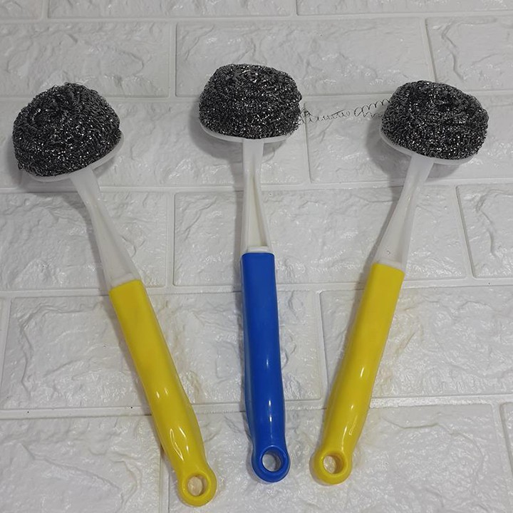 Cọ xoong nồi, cọ vệ sinh có cán đa năng tiện dụng F132SPAZ