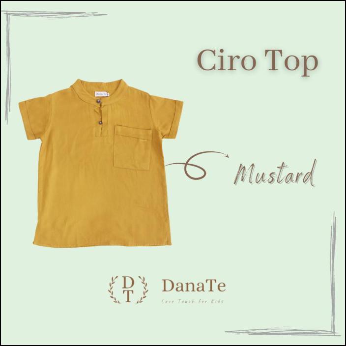 Áo Thun Nam In Hình Ciro Top - Mustard, 4