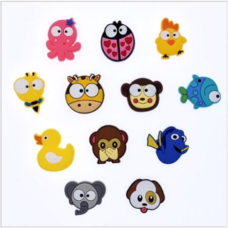 DC142024 - Sỉ 10 chiếc sticker charm trang trí dép crocs jibbitz