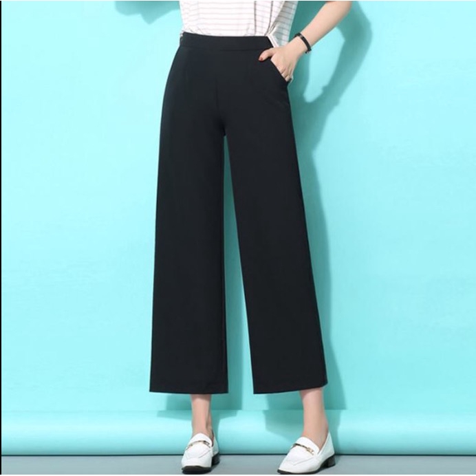 Quần dài ống rộng phong cách Hàn Quốc dành cho nữ | BigBuy360 - bigbuy360.vn