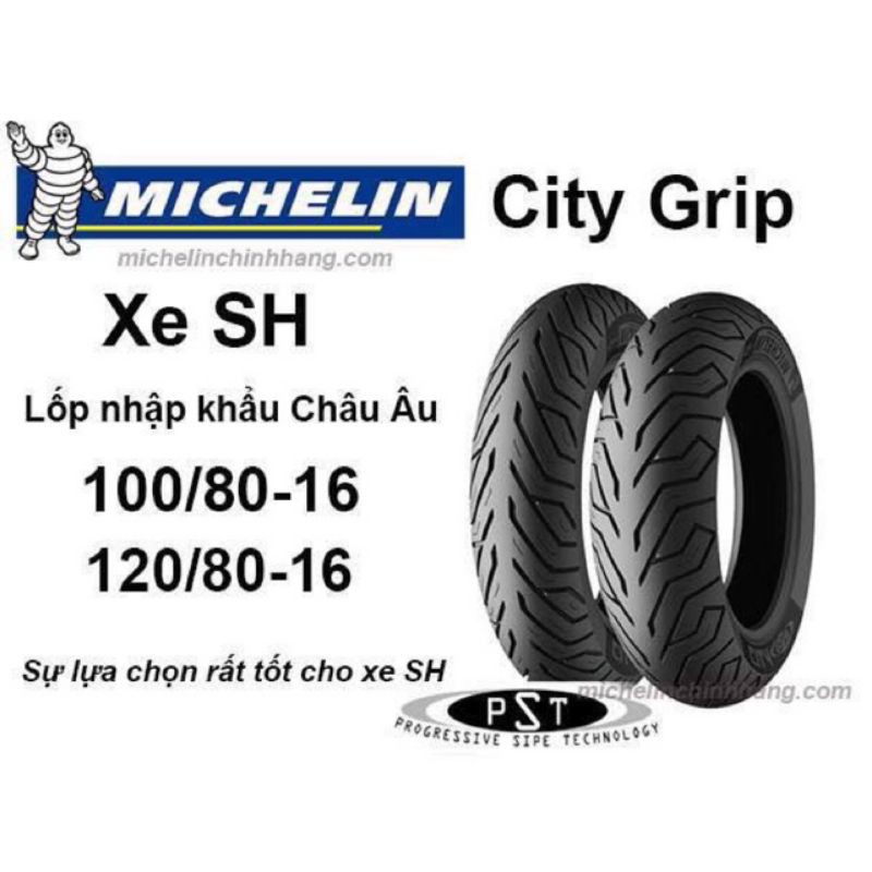 CẶP LỐP SH Michelin 120/80_16",100/80_16