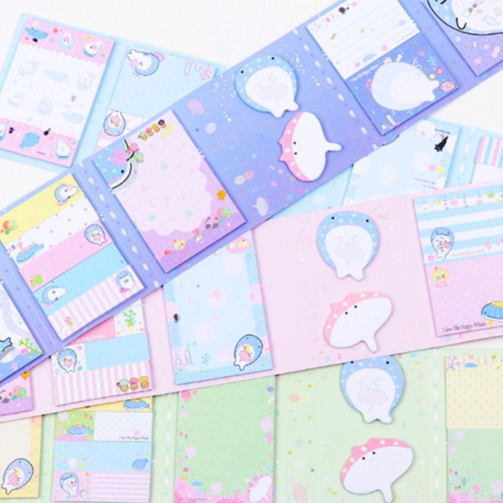 PEWANY Giấy Ghi Chú Đánh Dấu Trang Sách Di Động Kawaii Cho Văn Phòng
