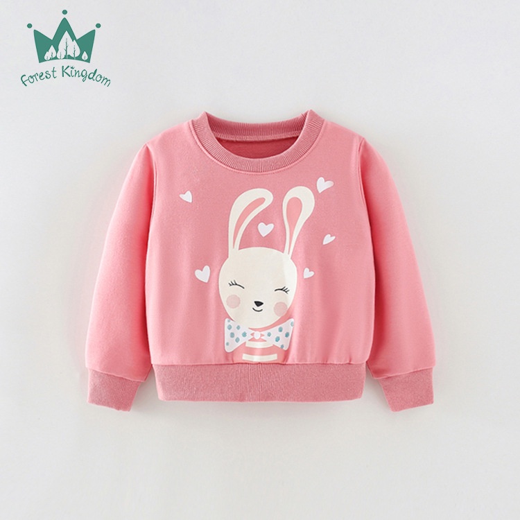 ÁO NỈ DA CÁ DÀI TAY BÉ GÁI HÀNG ĐẸP HÌNH NGỘ NGHĨNH ĐỦ SIZE 2-7T