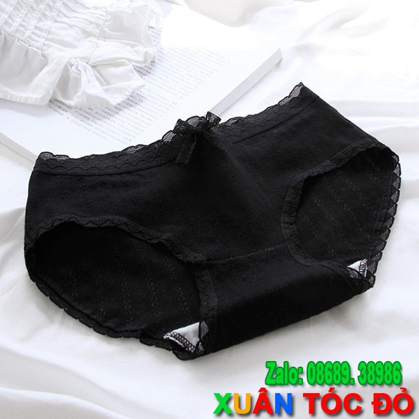 SỈ ZALO RẺ HƠN NHIỀU_ Quần Lót 5 Kiểu Nơ Màu Đen Cute Cực Đẹp 5097 | BigBuy360 - bigbuy360.vn