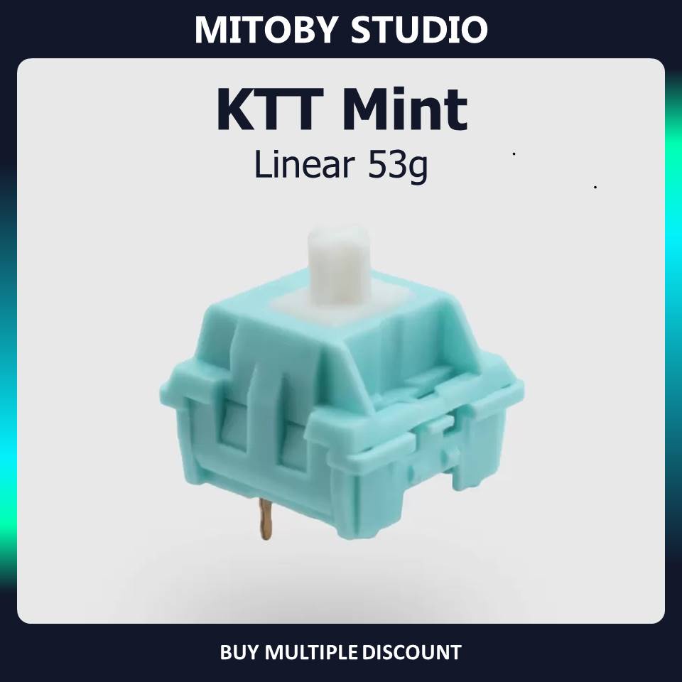 KTT MINT linear switch công tắc bàn phím cơ KTT switch - Mitoby Studio