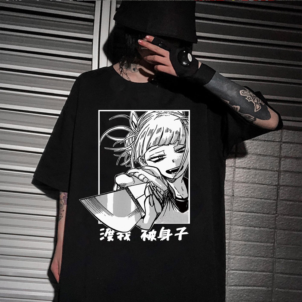 Áo thun in hinh My Hero Academia Anime T-Shirt Hentai Himiko Toga độc đẹp cực HOT