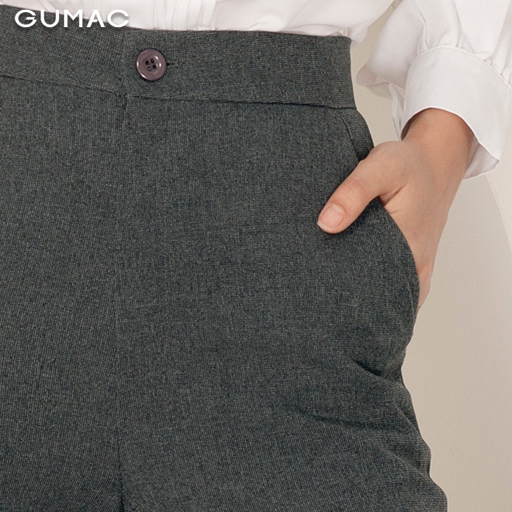 [Mã WABRGU72 giảm 10% tối đa 50k đơn 250k] Quần tây nữ cơ bản vải bố QA957 GUMAC | BigBuy360 - bigbuy360.vn