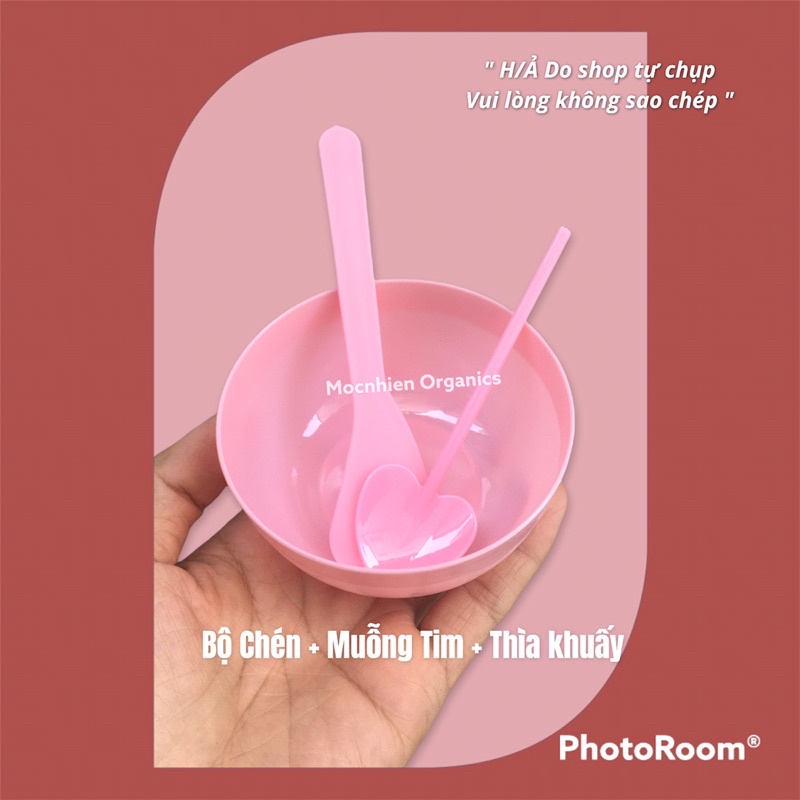 Muỗng Tim Múc Kem & Bột Thiên Nhiên