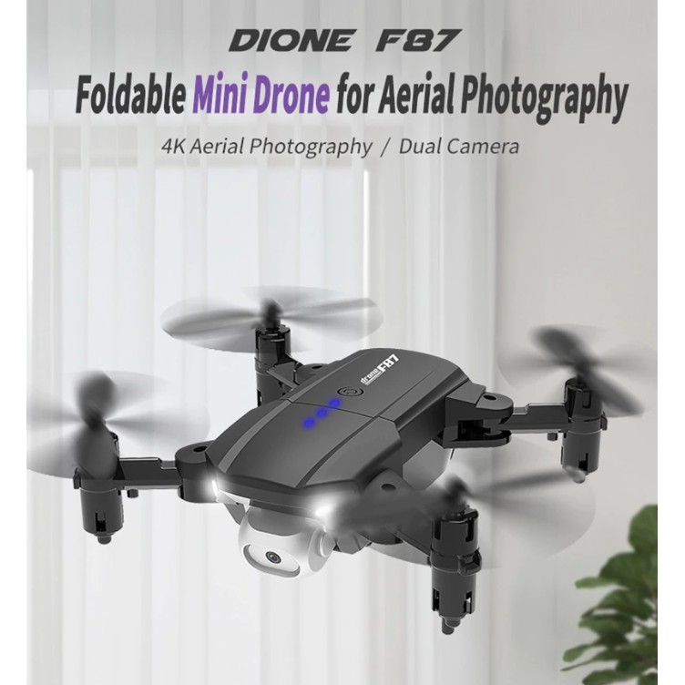 Flycam, Flycamera Mini Điều Khiển Từ Xa - Mini RC Drone F87 Chụp Ảnh Quay Phim