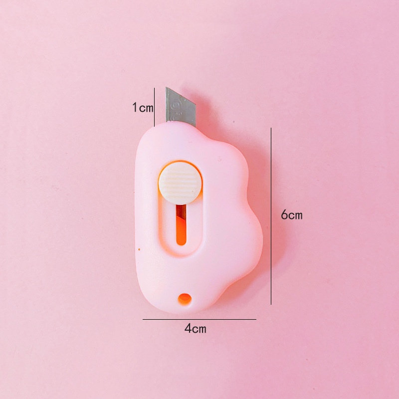 Dao Rọc Giấy Hình Đám Mây Dễ Thương, Có Thể Làm Móc Khóa Tiện Lợi