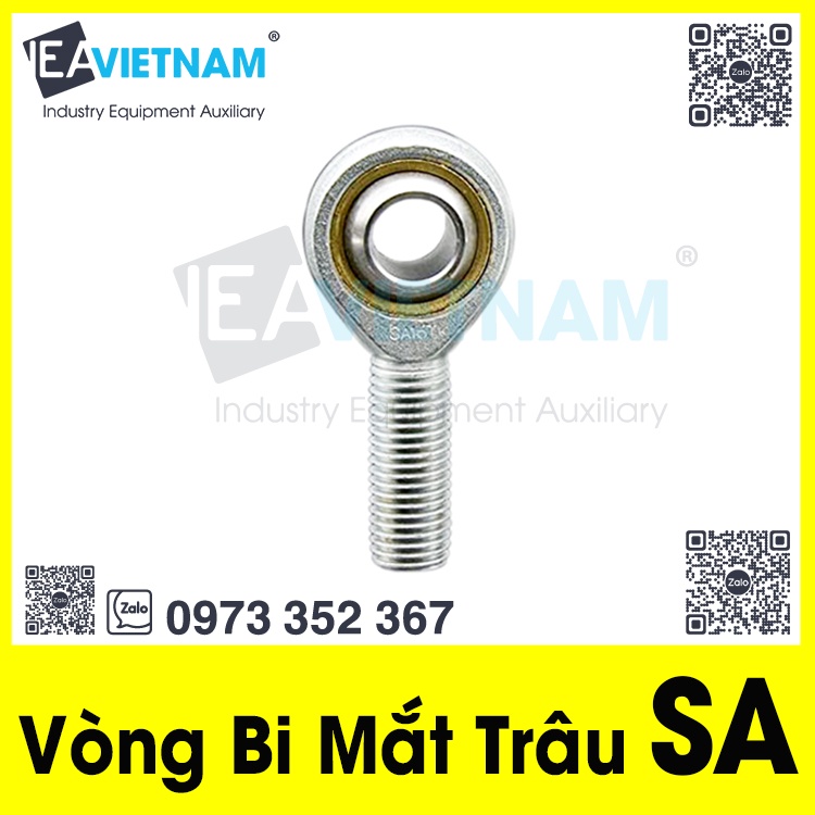 Vòng bi mắt trâu SA ...T/K 5mm 6mm 8mm 10mm 12mm 14mm 16mm 18mm 20mm T/K M6 M8