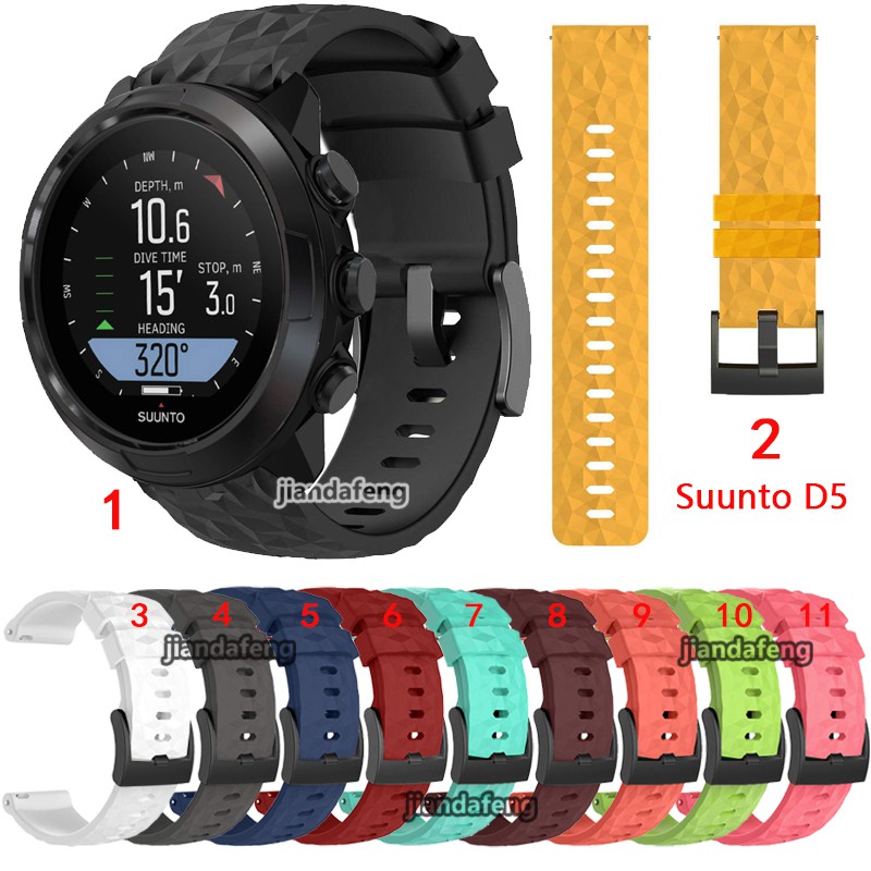 Dây đeo silicon 24mm cho Suunto D5