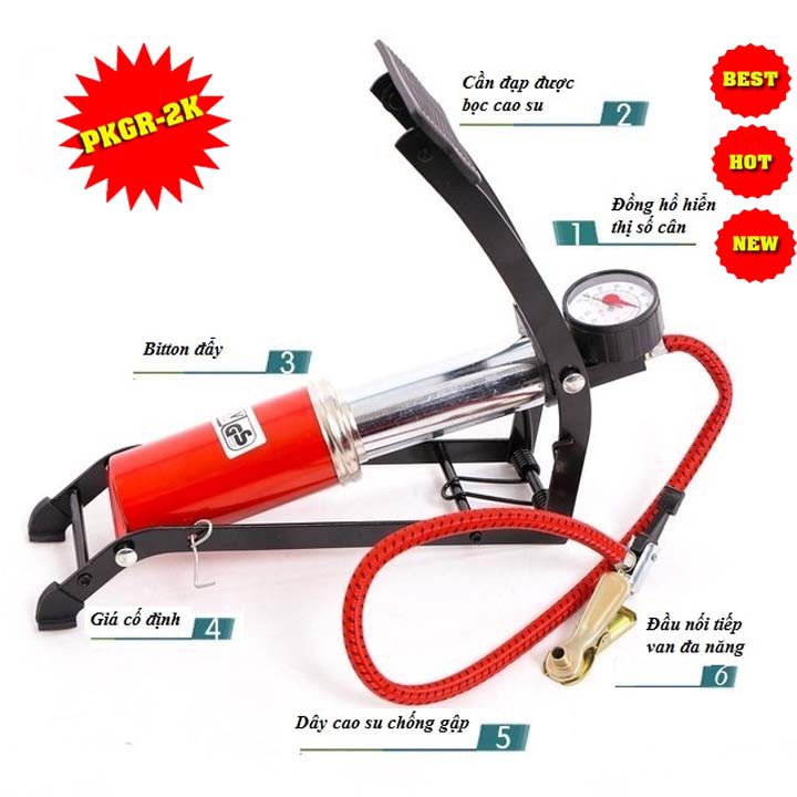  Bơm bánh xe đạp, xe máy, bơm hơi đa năng | BigBuy360 - bigbuy360.vn