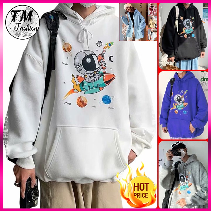 ÁO KHOÁC HOODIE NỈ NGOẠI Phi Hành Gia