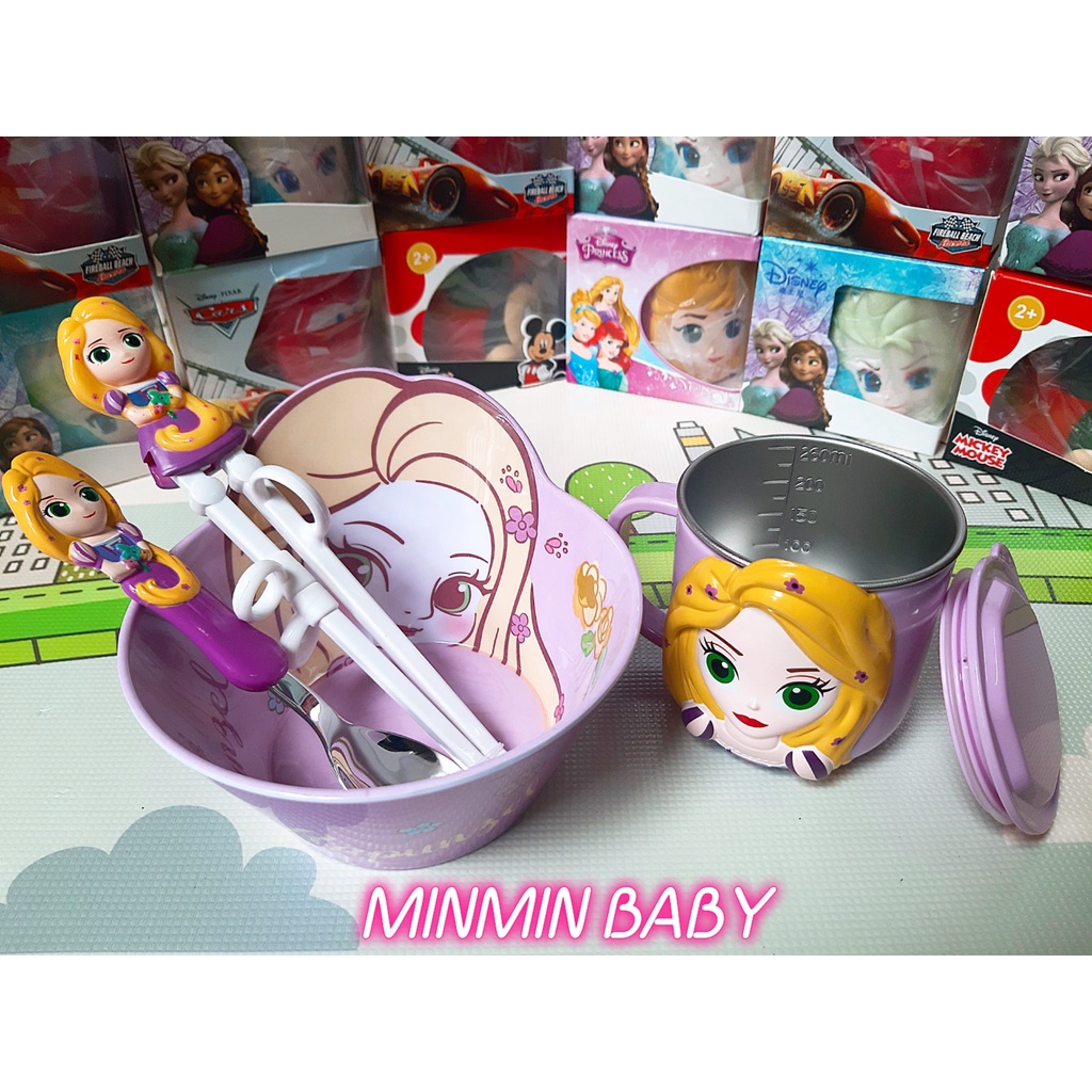 Bộ chén đũa thìa Disney Elsa Mickey Cho bé