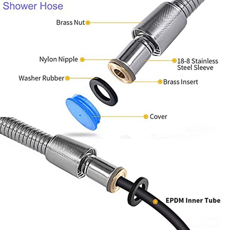 Bộ Vòi Hoa Sen Lọc Tiết Kiệm Nước Có Vòi Tiện Dụng