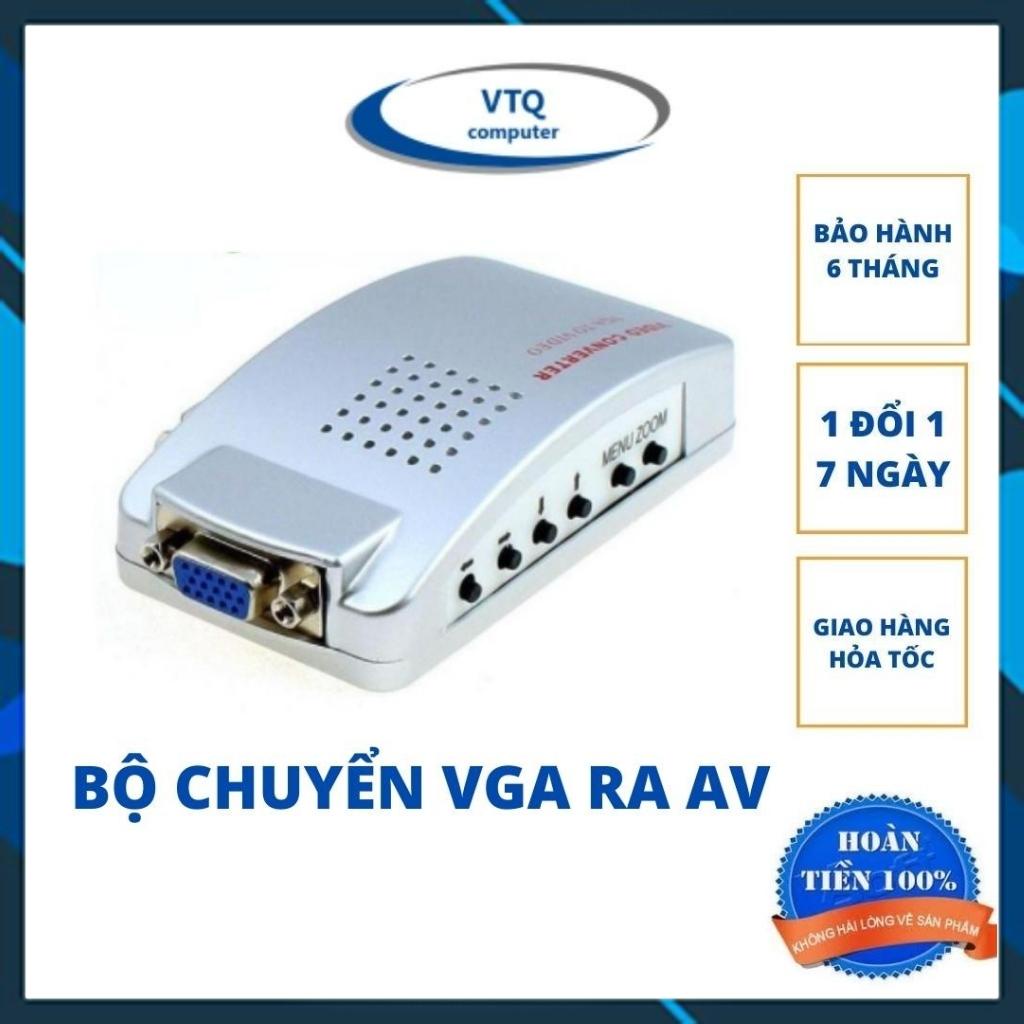 Bộ chuyển đổi VGA sang AV chính hãng tặng kèm nguồn. Bảo hành 6 tháng.shopphukienvtq