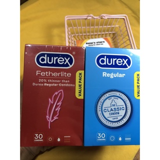 Bao cao su siêu mỏng Durex Fetherlite 30 chiếc chuẩn Úc