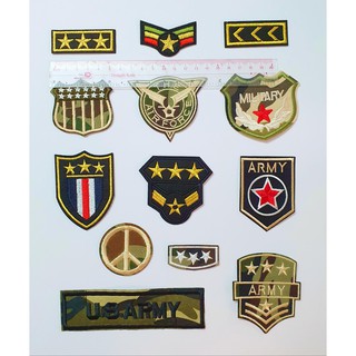 Sticker vải bộ army quân đội