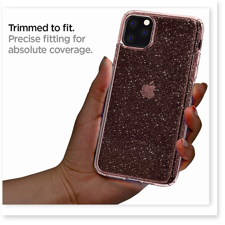 Ốp iPhone Spigen 11/11 Pro/11 Pro Max Spigen Liquid Crystal Glitter - Hàng Chính Hãng