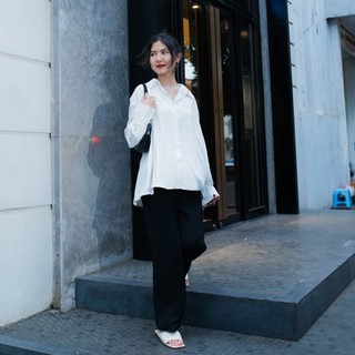 Sơ mi trắng trơn Freesize - WOG