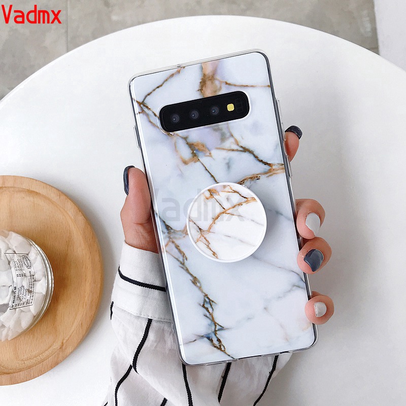 Ốp điện thoại TPU họa tiết vân đá đẹp mắt cho Samsung Galaxy A70 A50 A30 A20 A10 M10 Note 9 8 S7