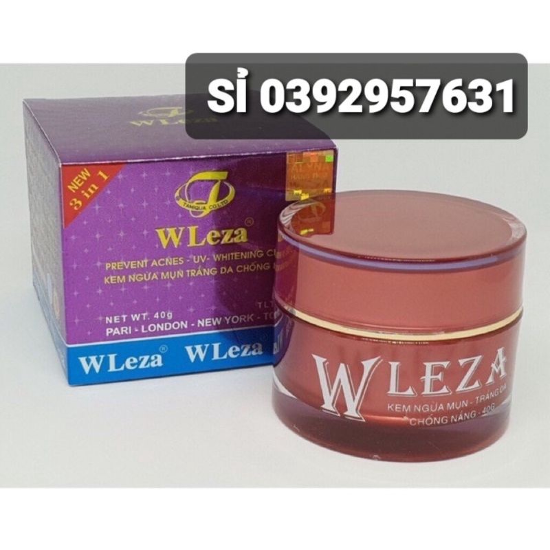 MẪU MỚI KEM WLEZA TÍM 40G
