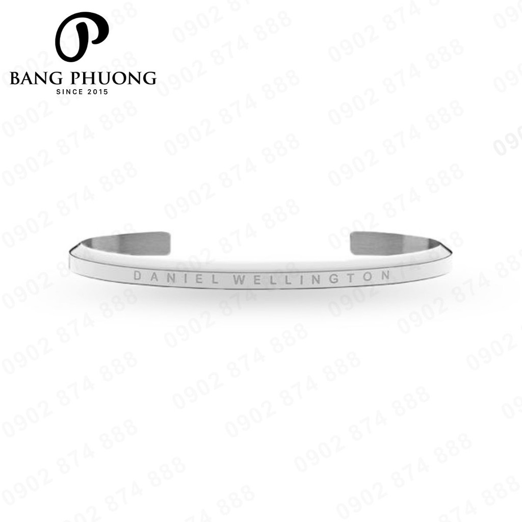 [Hàng Chính Hãng] Vòng tay Daniel Wellington Classic Cuff Silver - DW Chính Hãng