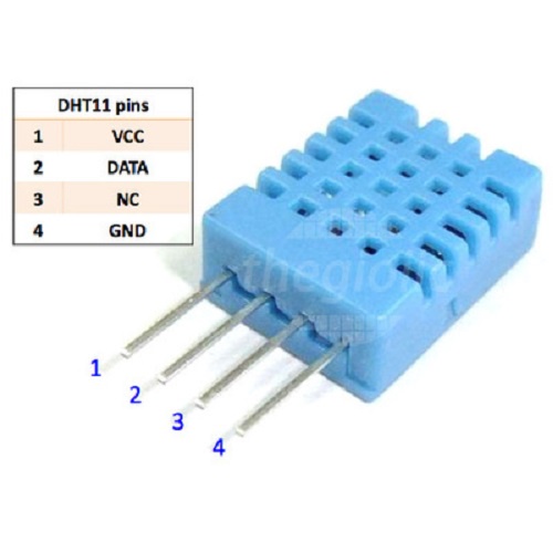 Cảm biến nhiệt và ẩm DHT11 ,Máy ấp trứng Lin, giá hủy diệt