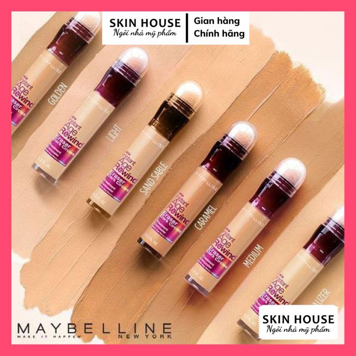 Bút Cushion Che Khuyết Điểm Đa Năng Instant Age Rewind Eraser Multi-use Concealer Maybelline New York 6ml