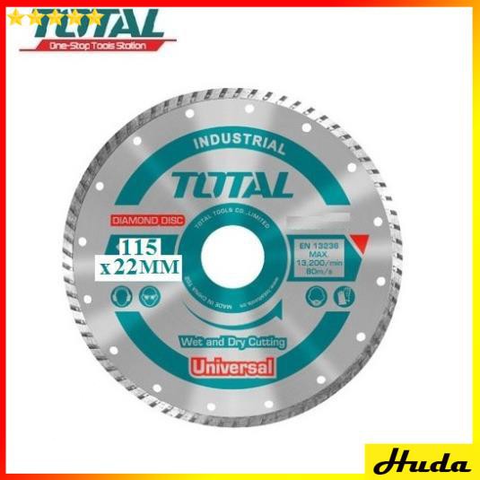 TAC2131153 Total 115(4-1/2")X22MM ĐĨA CẮT GẠCH CÓ PHỦ HỢP KIM NHÂN TẠO uio