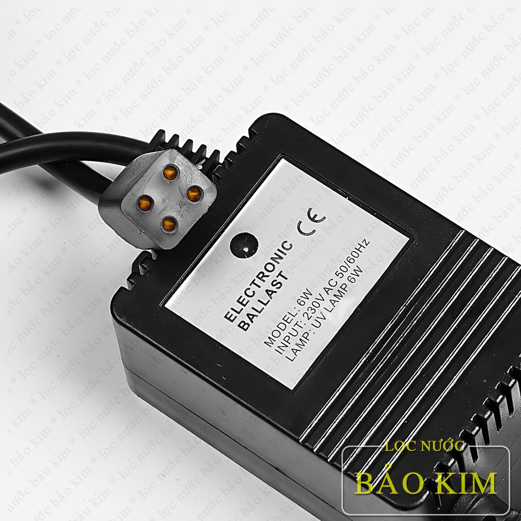 Adaptor 6W - Ballast biến áp chuyển nguồn đèn cực tím UV 6W - 4 chấu