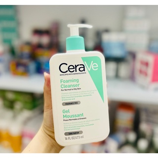 Sữa rửa mặt Cerave Cleanser cho da dầu, da khô, da nhạy cảm các dung tích bản nội địa Pháp chuẩn chính hãng