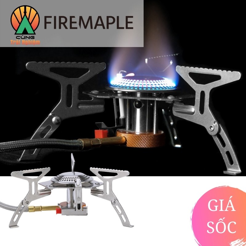 Bếp Gas Fire Maple Mini FMS-105 Điều Áp  Nhỏ Gọn Chuyên Dụng Cho Du Lịch, Dã Ngoại Cắm Trại