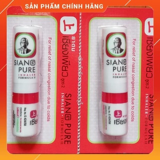 Ống hít thông mũi siang pure, dầu hít ông già, ống hít thái lan 2ml hàng chuẩn
