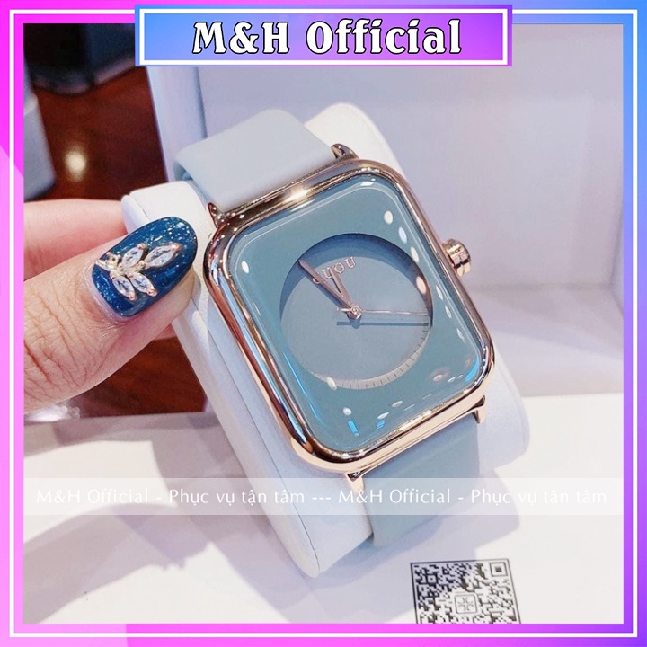 Đồng hồ đeo tay nữ Guou dây da đẹp cao cấp giá rẻ, sang trọng thanh lịch, thời trang hiện đại [Tặng bông tai]